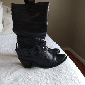 Frye Sandra Buckle Boot sz 9